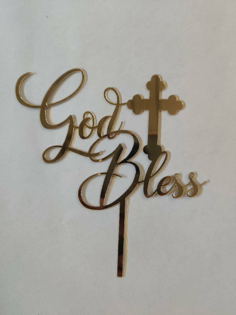 God Bless Acrylic Topper RT00103
