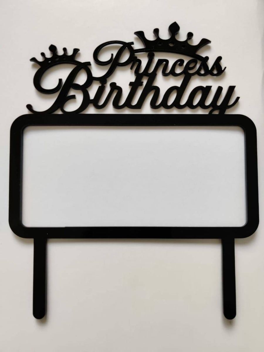 Princess Frame Acrylic Topper