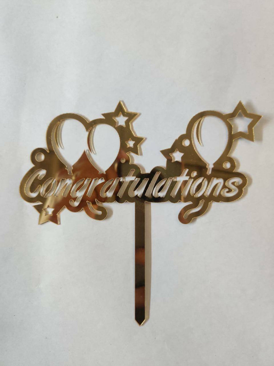 Congratulations Acrylic Topper RT00110