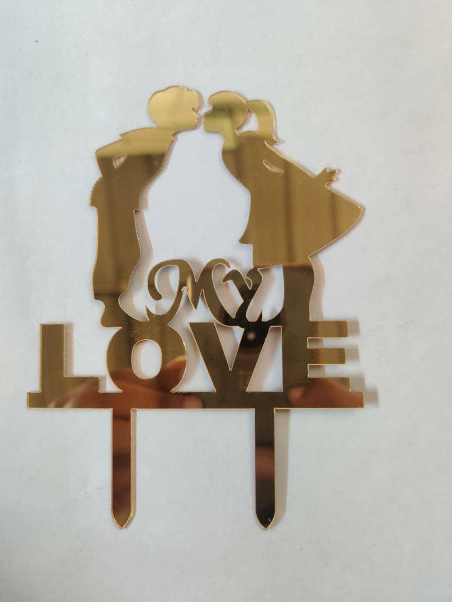 Couple MY Love Acrylic Topper RT00186