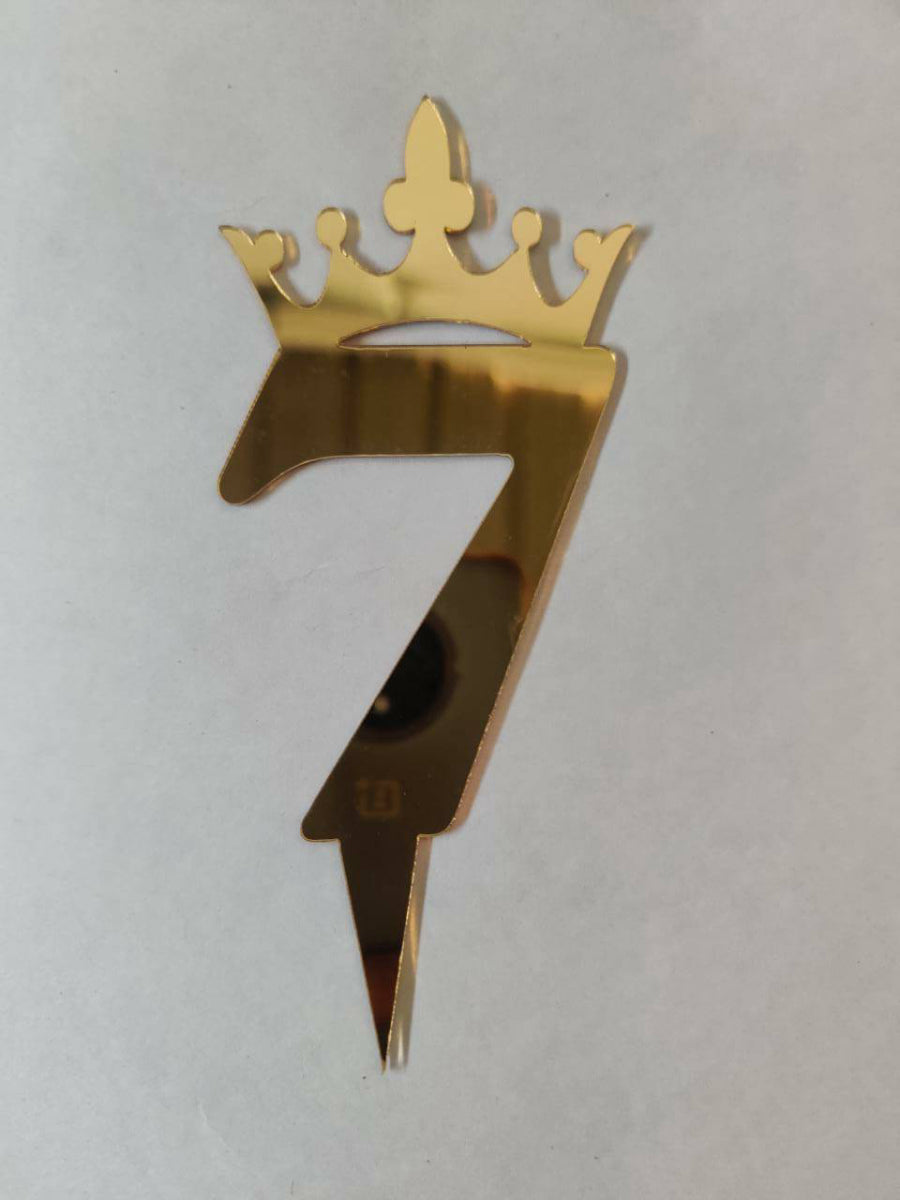 7 Number Acrylic Topper 5inch