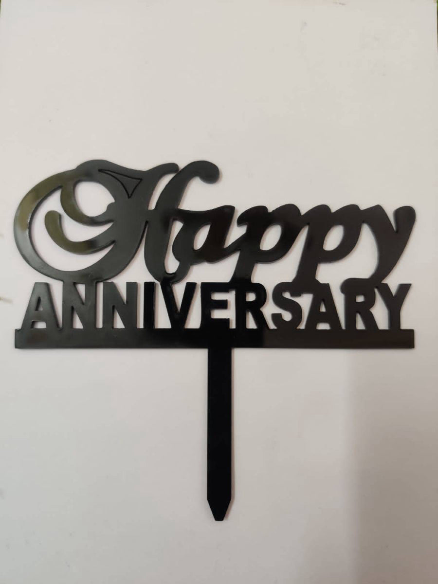 Happy Anniversary Acrylic Topper RT00049