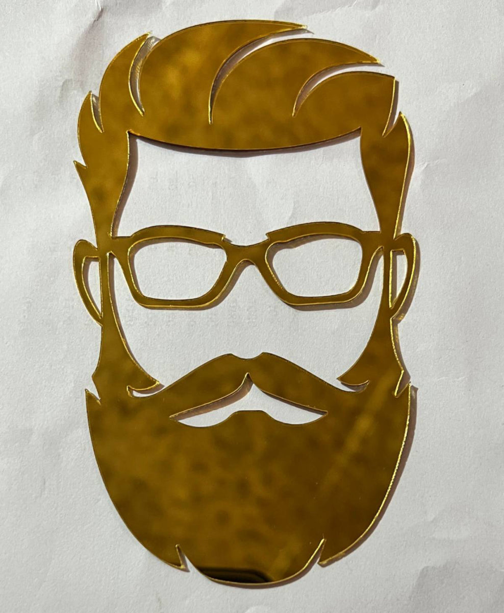 Beard Acrylic Topper