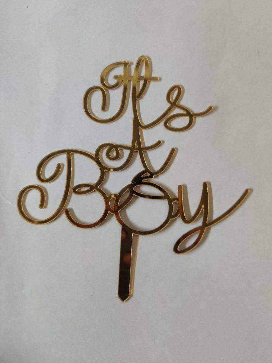 Its a Boy Acrylic Topper RT00137