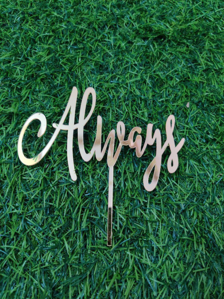 Always Acrylic Topper