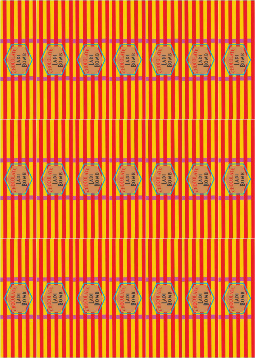 Small ladi bomb (20 Stickers in One Sheet)