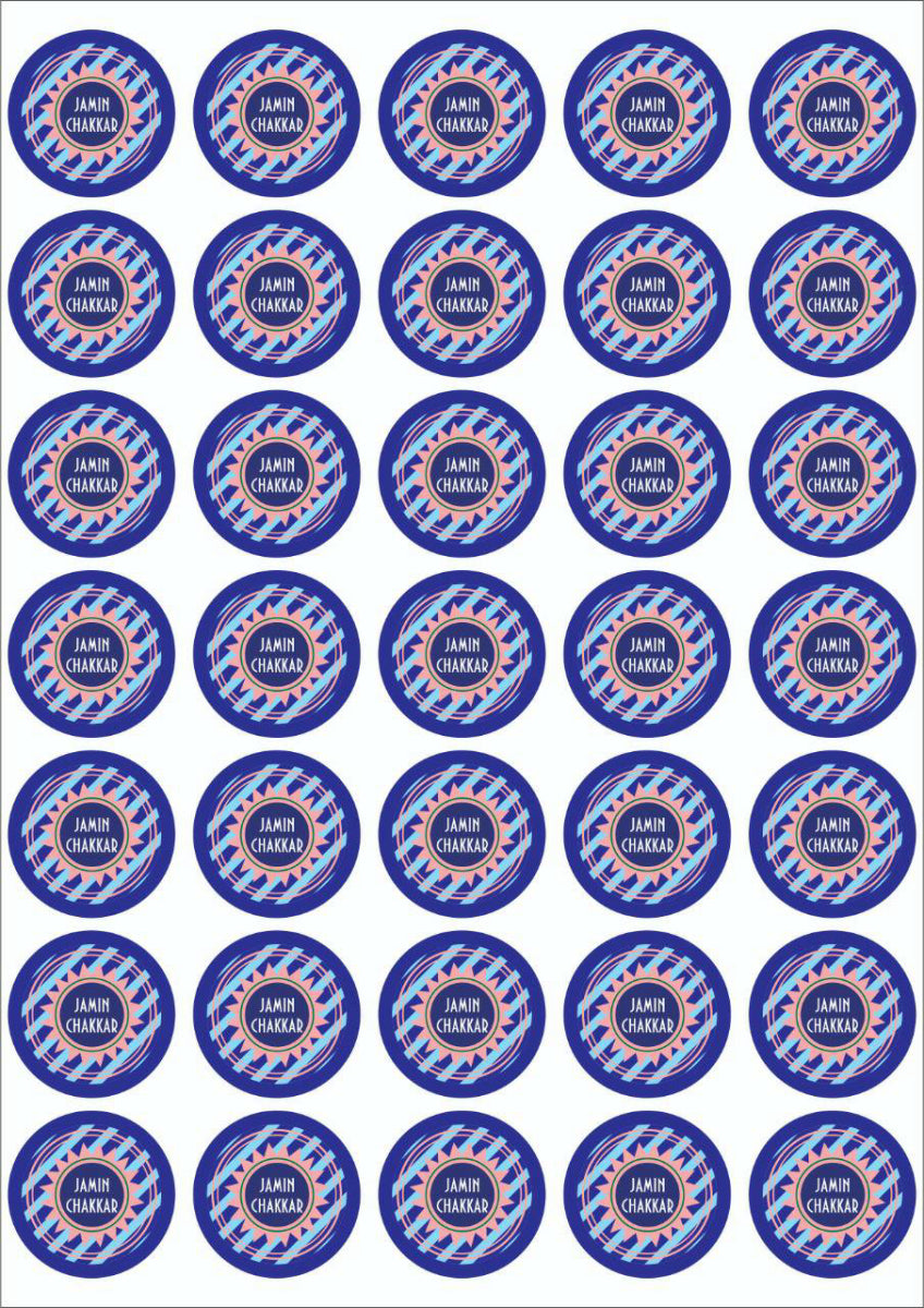 Jameen chakkar Sheet ( 35 Stickers In One Sheet )