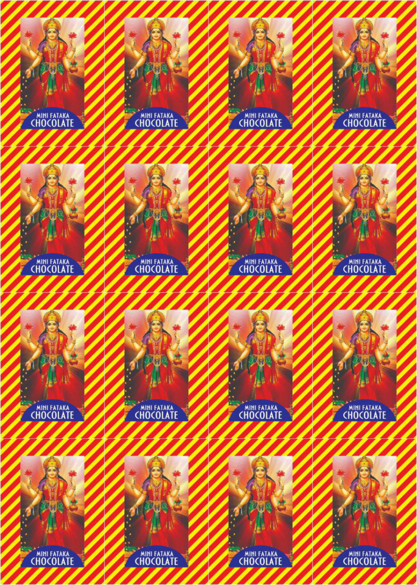 laxmi bomb (16 Stickers In One Sheet)