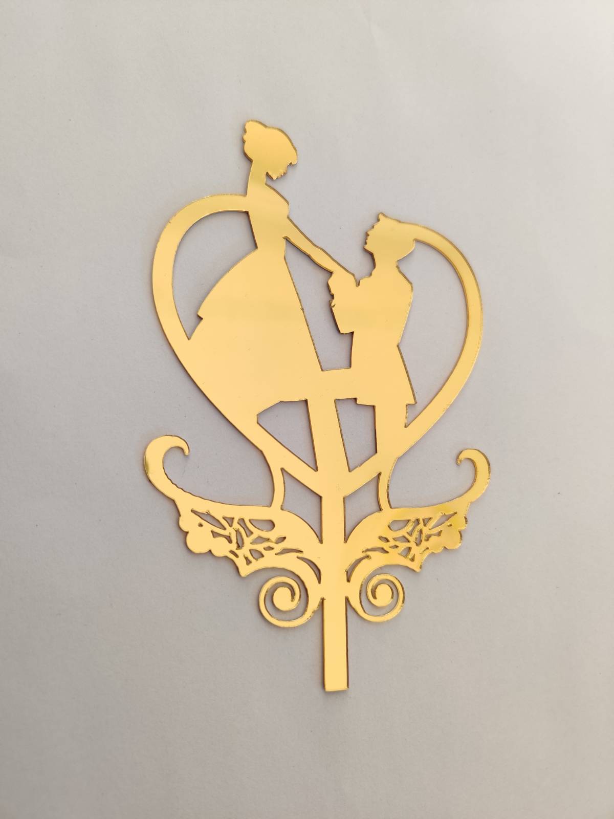 Acrylic Couple Cake Topper RT00372