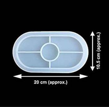 Ovel silicon resin mould
Size 8*4 inch