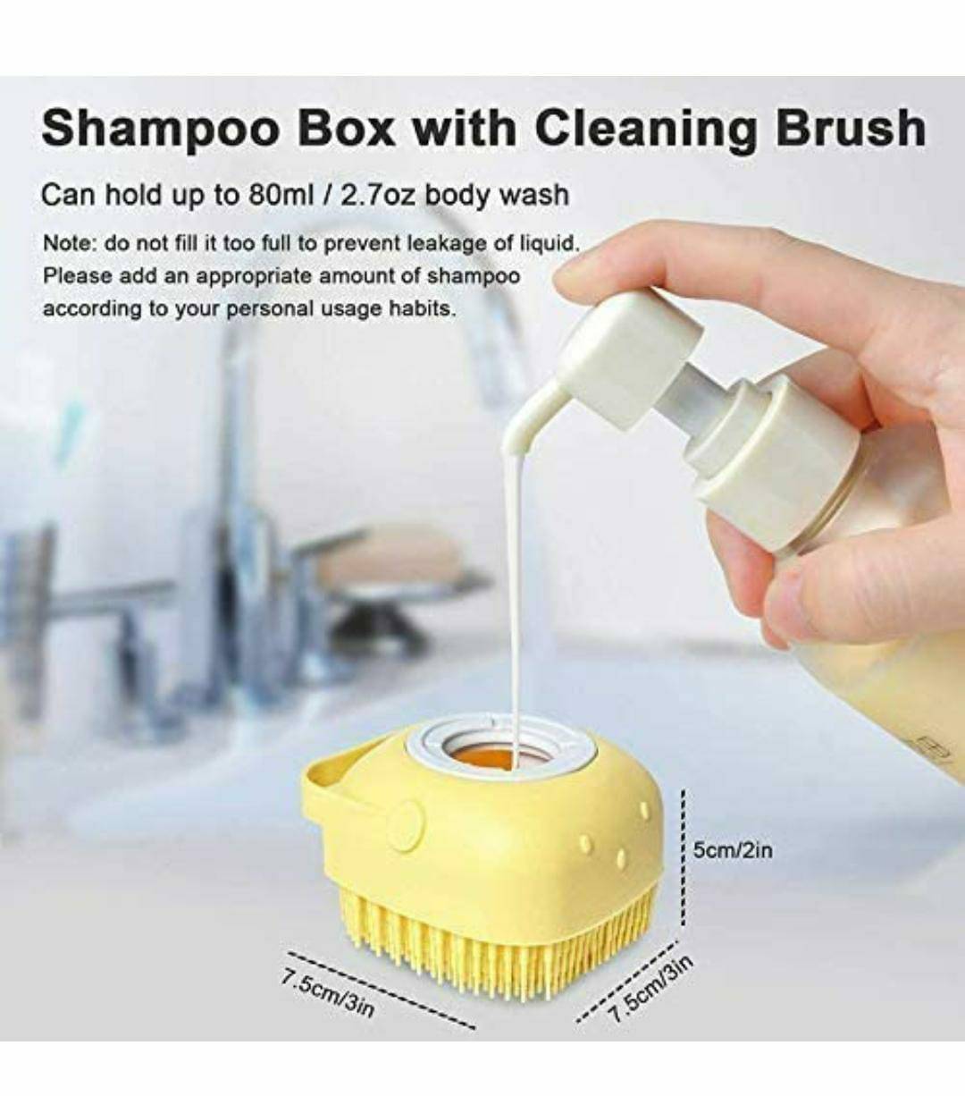 Homebakers mart Silicone Massage Bath Brush