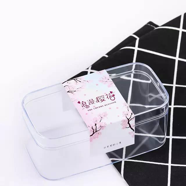 Rectangle Acrylic Tub Box Pack of 12