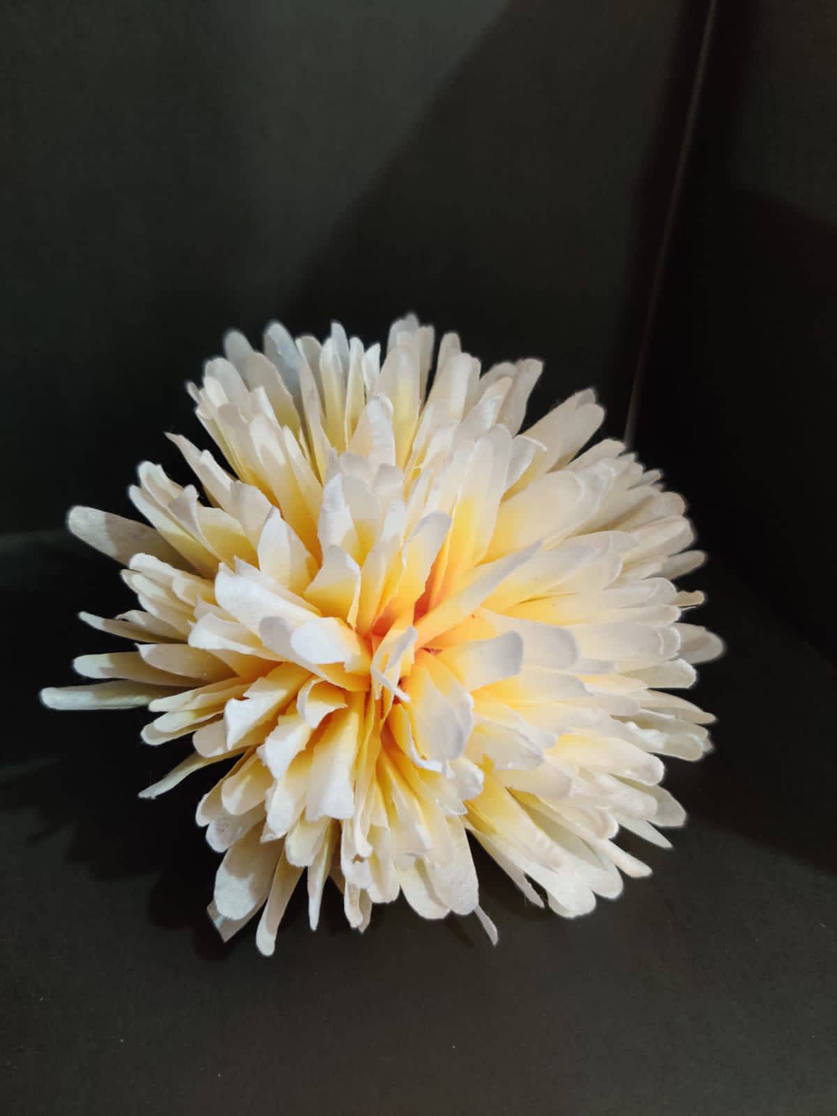 Dahlia white Artificial Rose flower Big size