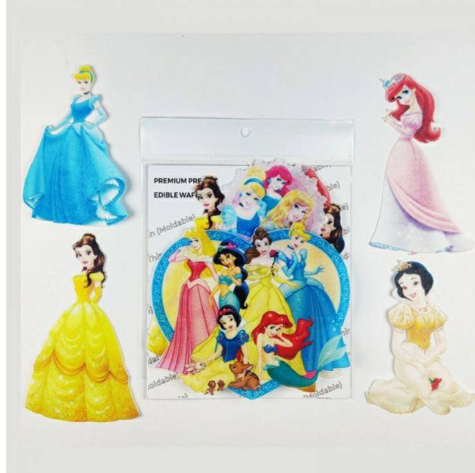 PanKraft Edible Pre-Cut Wafer PaperDisney princesses-4pcscode (WPC-062)