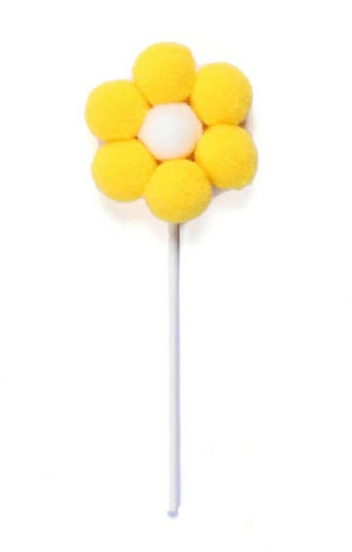 Soft Pompom Cake Topper