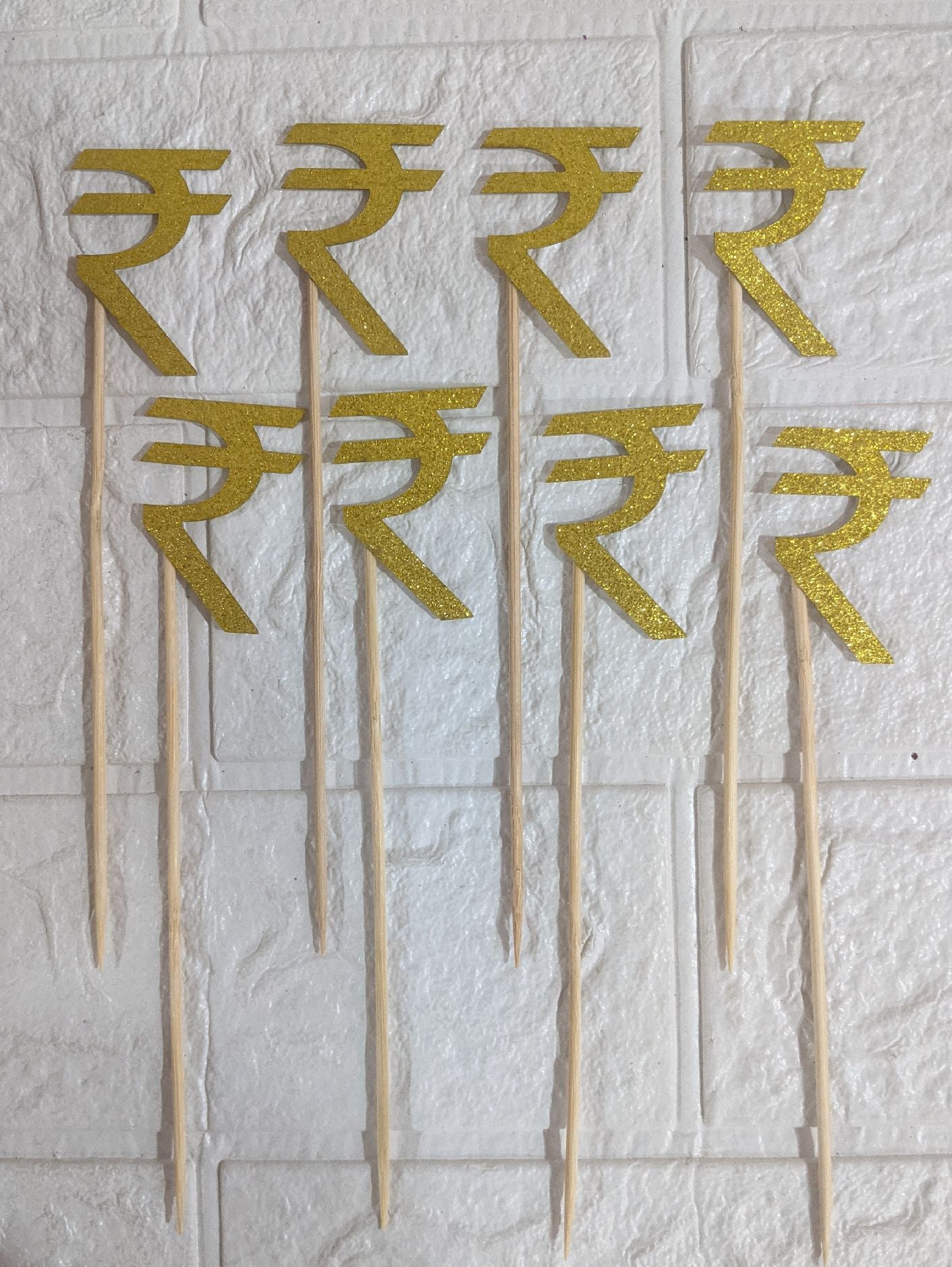 Golden Rupees Topper Pack Of - 8 (LWA-112)