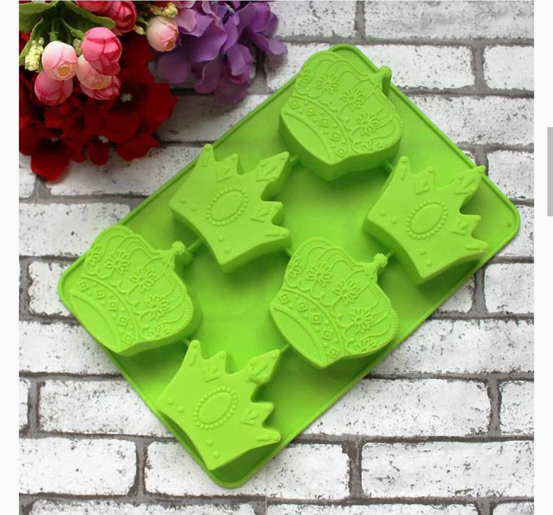 6 in 1 Crown Silicon Mould