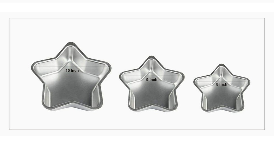 Star Cake Tin Set of 3