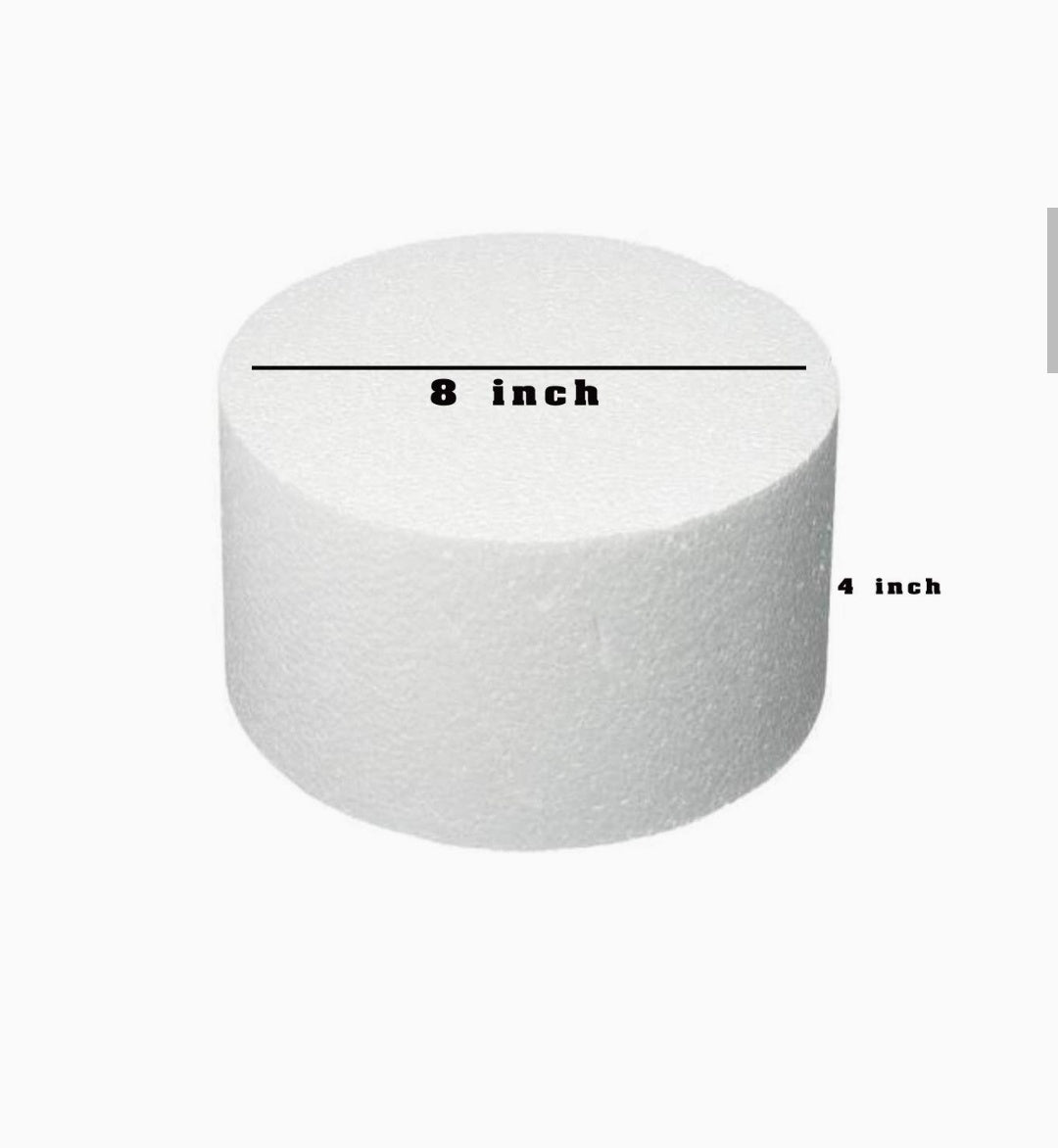 Ultimakes Cake Dummy Size - 8x4 inch