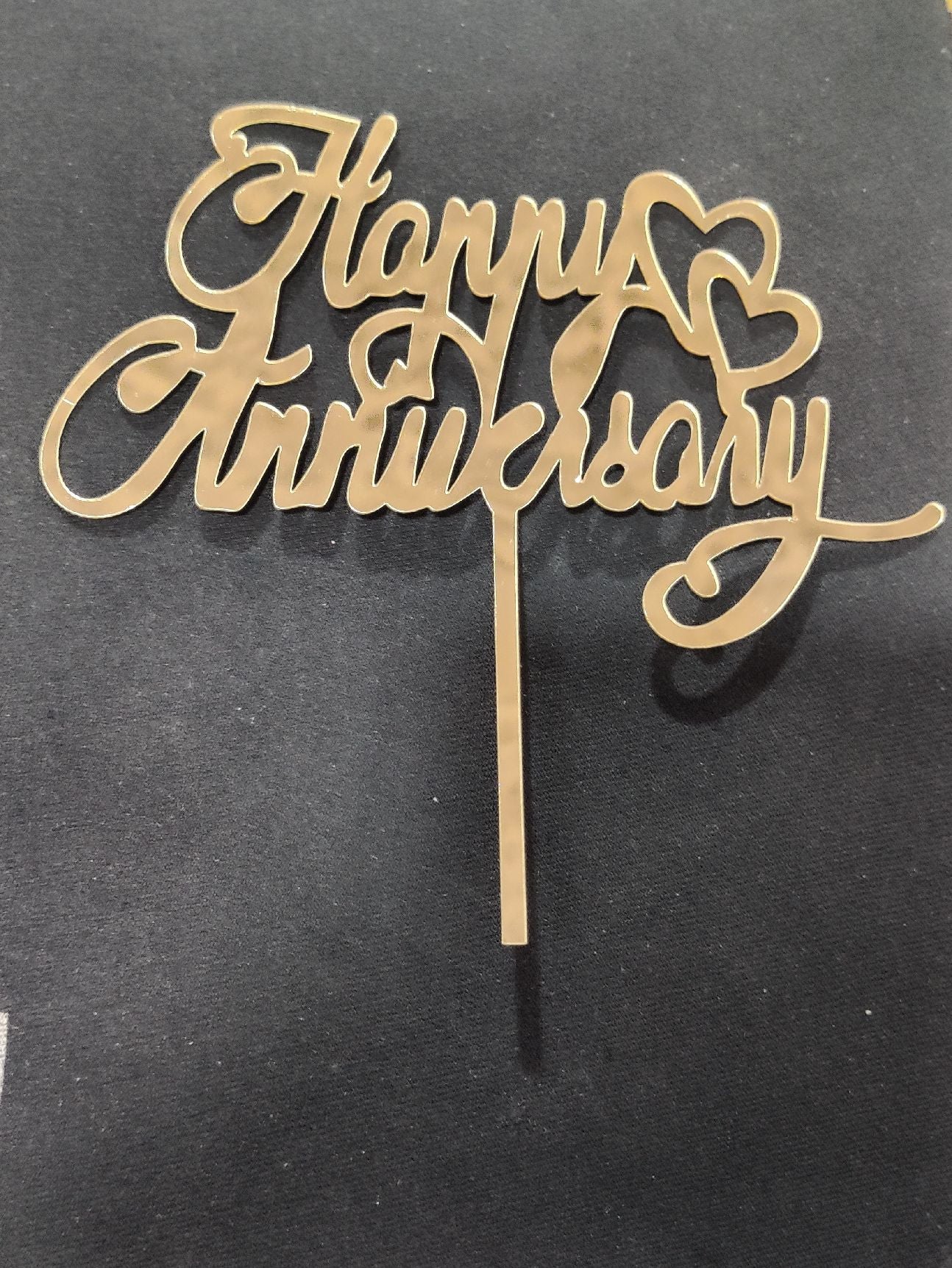 Happy Anniversary Acrylic Topper RT00039