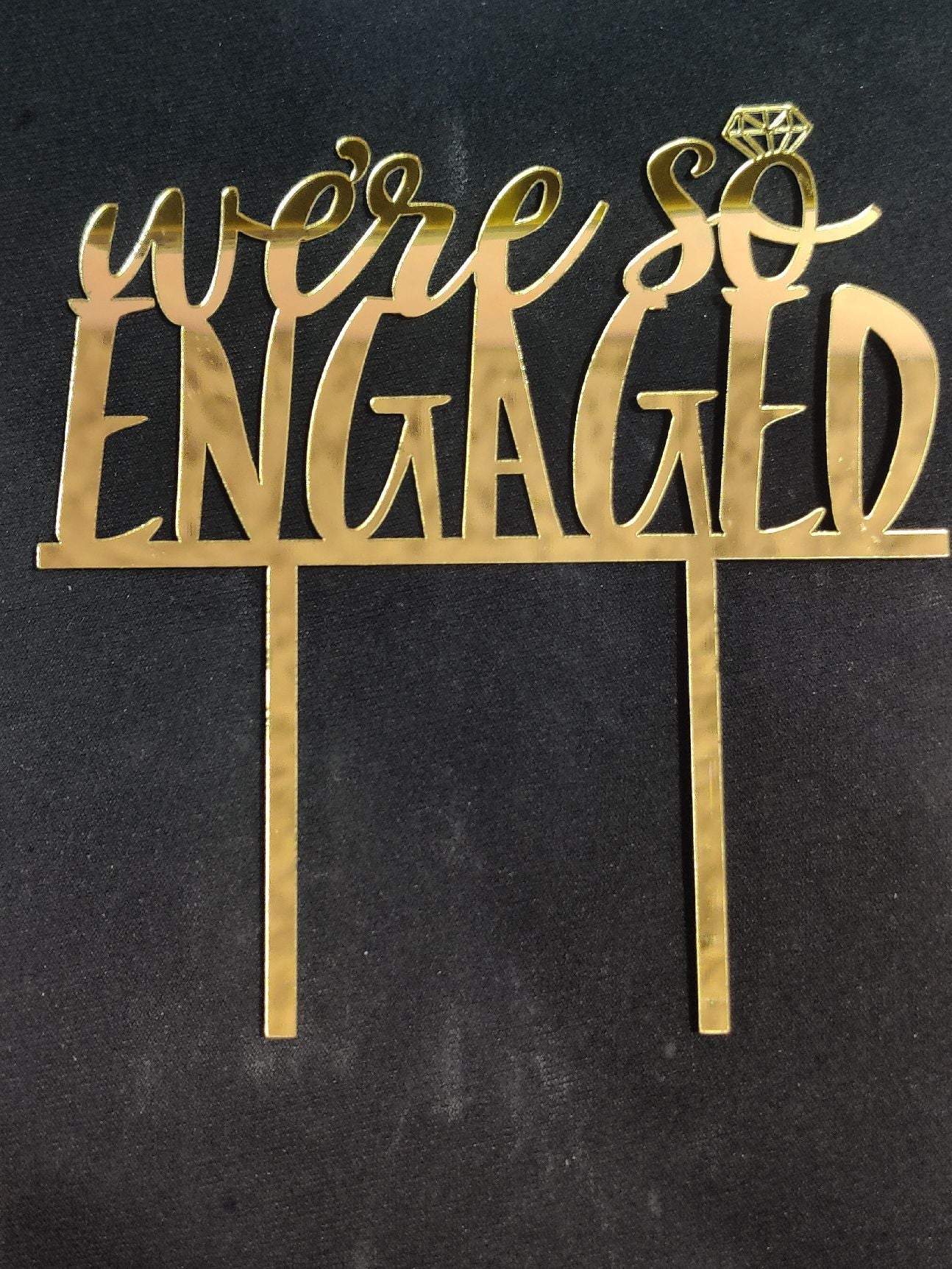Engaged Acrylic Topper RT00642