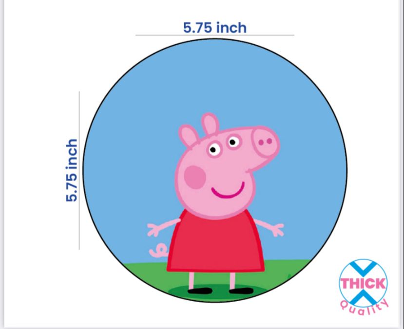 Tastycraft (Peppa Pig ) theme Edible Precut Wafer sheet (EWC-131)