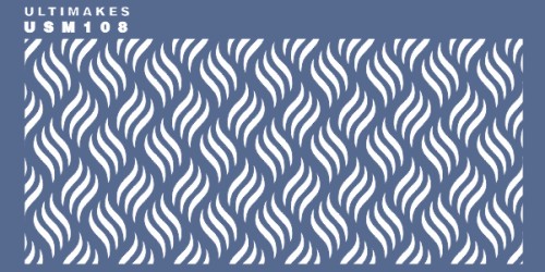 Ultimakes Premium Quality Designer Stencil size - 12*6 ( Approx)
