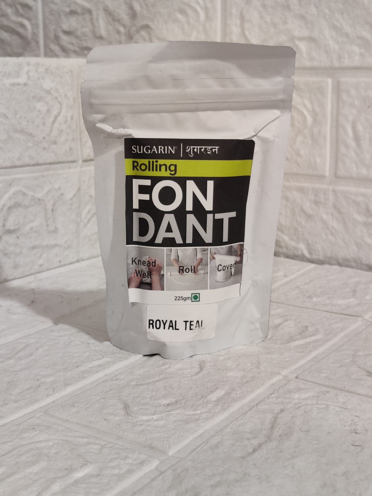 Sugarin Rolling Fondant Royal Teal 225 Gm