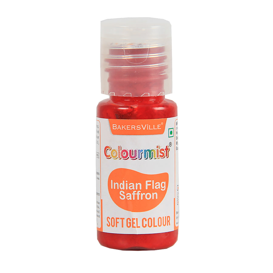 Bakersville colourmist Indian Flag Saffron Soft Gel Colour 20gm