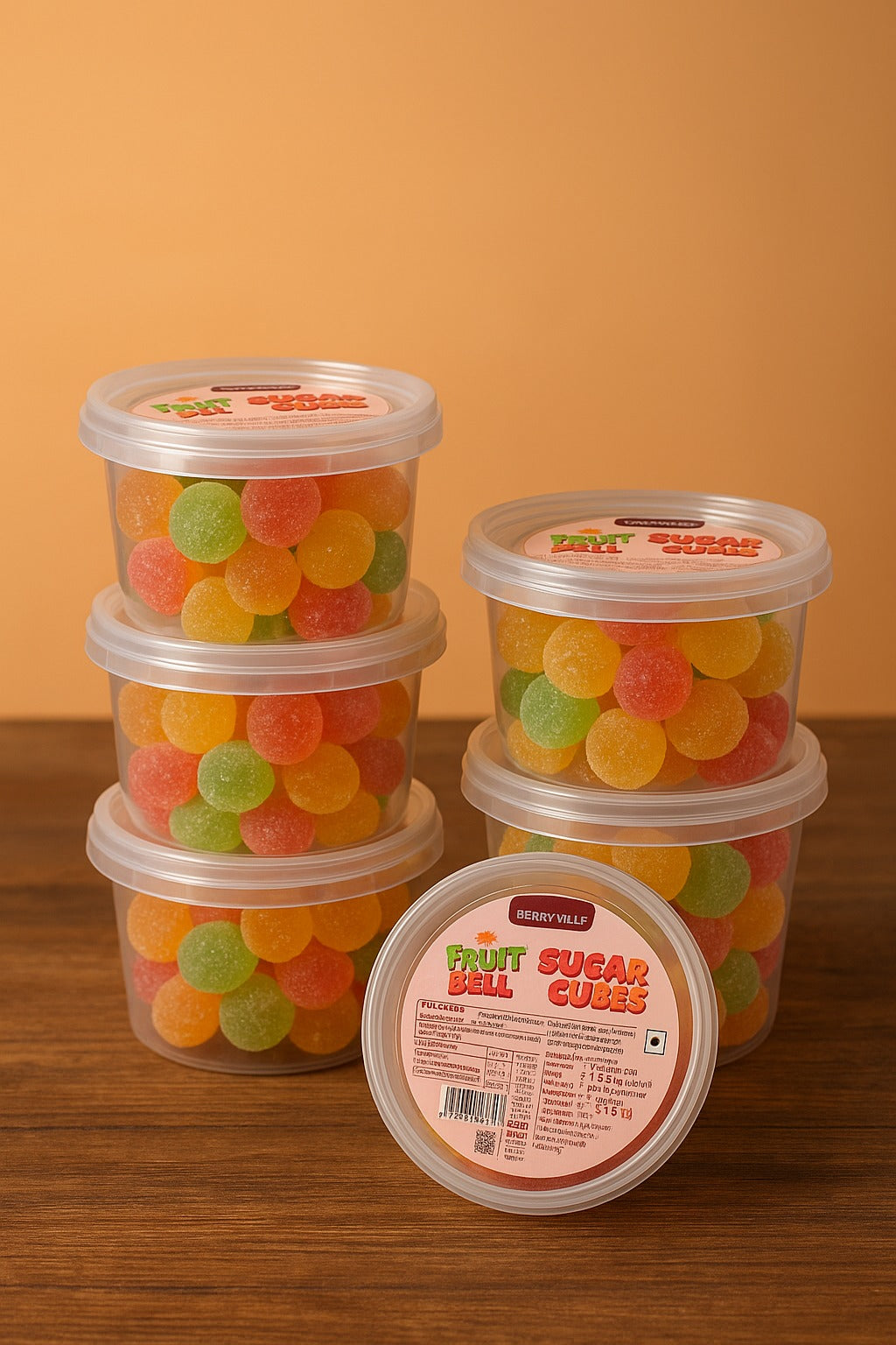 Bakersville Fruit Bell Sugar Cubes 200gm