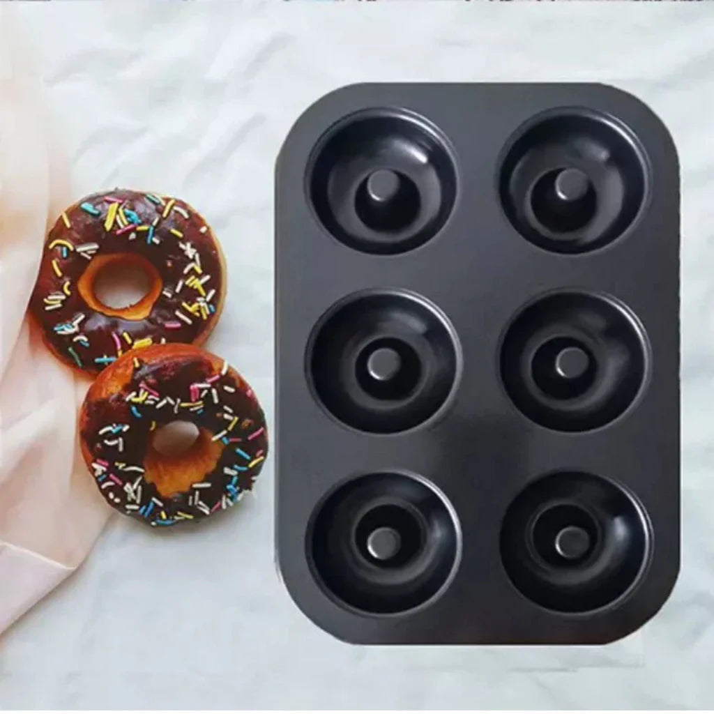 Non Stick 6 Cavity Donut Tray