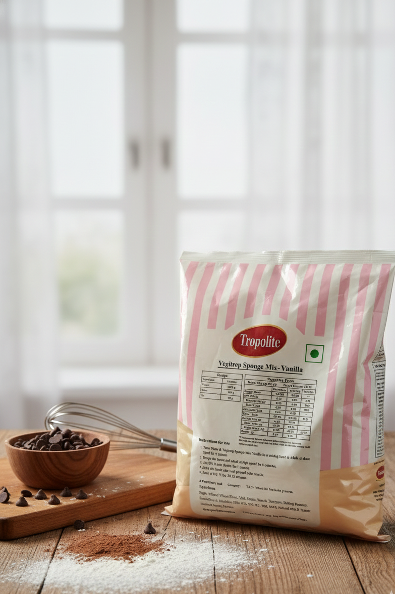 Tropolite Vegitrop Sponge Mix- Vanilla 1kg