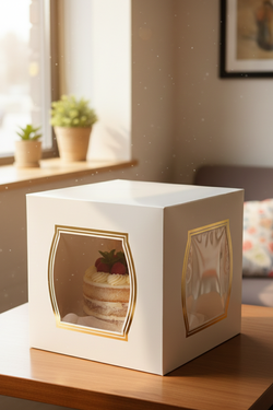 2 side window tall cake  box 12x12x12 pack of 10