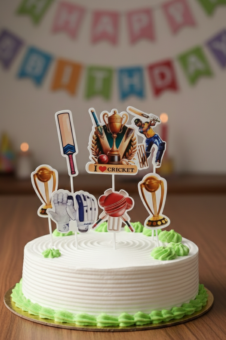 Cricket Theme Topper