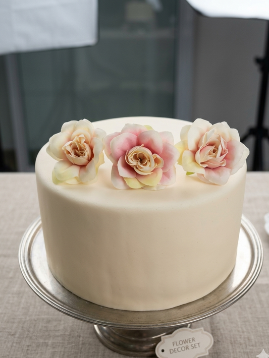 Blush peach Artificial Rose flower