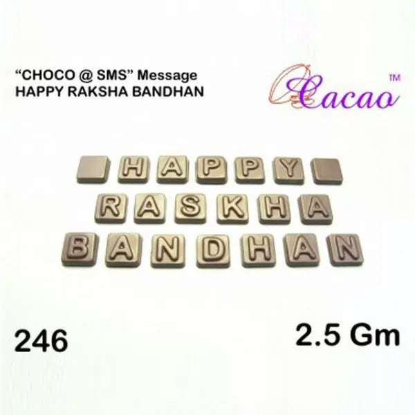 Rakhi Alphabet Cacao Pvc Mould