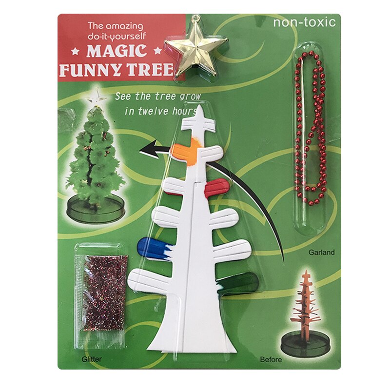 Magic Growing Crystal Christmas Tree (Random Colour)