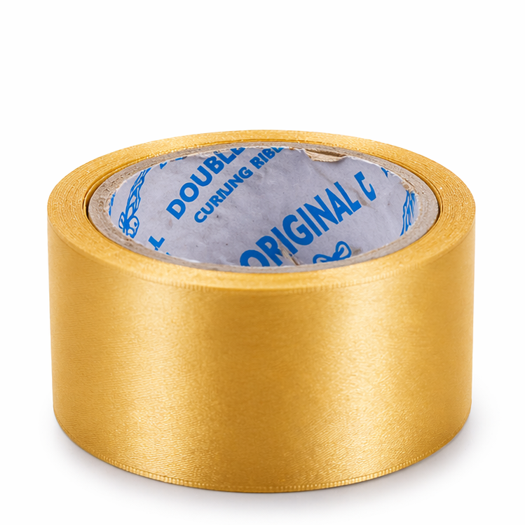 golden balloon ribbon (lenght approx 6.5 m breadht 2.2 cm)