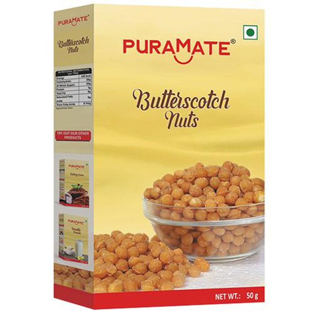 Puramate butterscotch nuts 50 gm