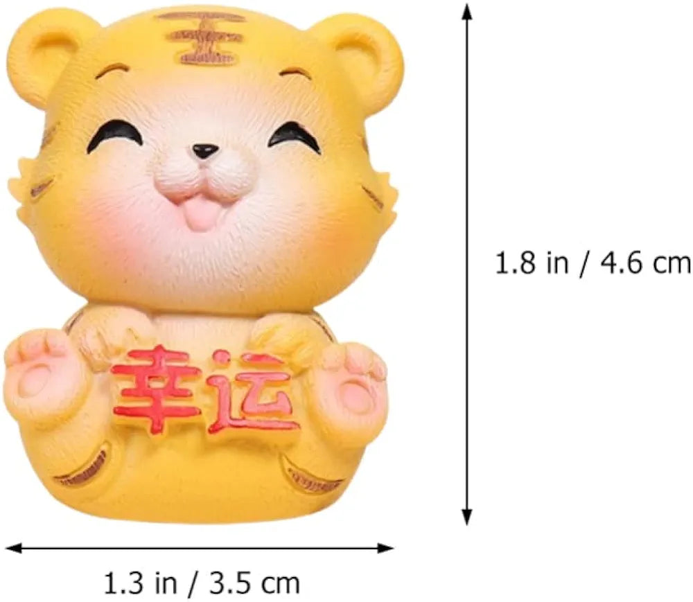 Premium Mini tiger toy topper