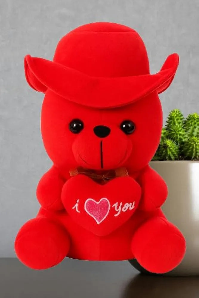Red Cap Teddy Size - 10x5 inch