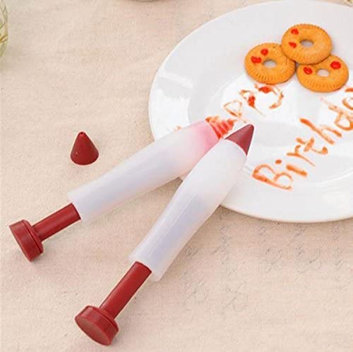 Silicone Pen Food Writing Pen with-Head Cake Decorating Pen