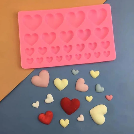 Heart Shape Fondant Mould