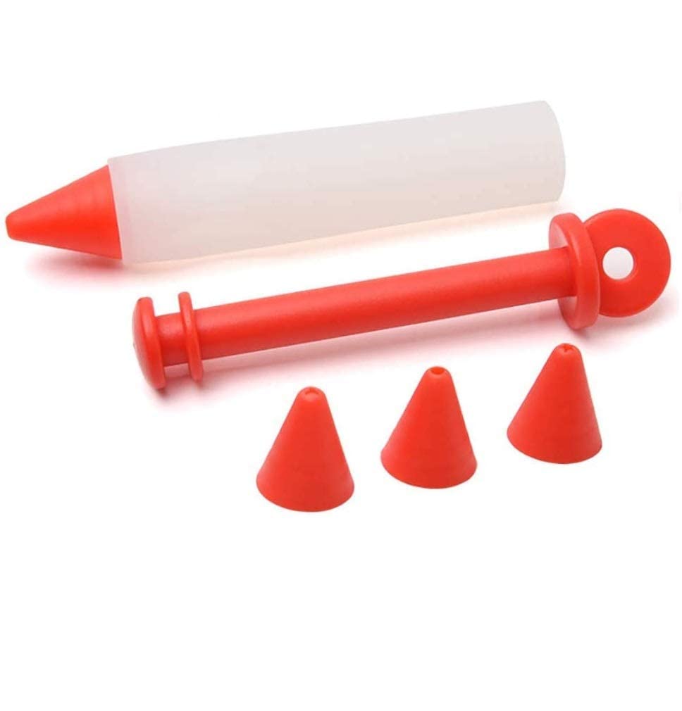 Silicone Pen Food Writing Pen with-Head Cake Decorating Pen