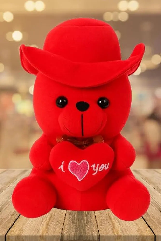 Red Cap Teddy Size - 10x5 inch