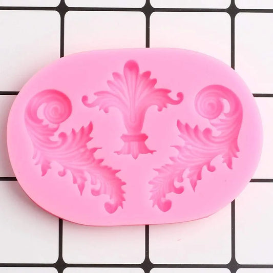Ornamental Scroll Design Fondant Mould