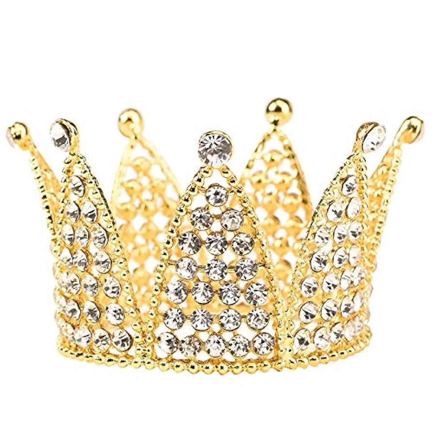 Golden Metal Medium Crown szie 3x2 inch