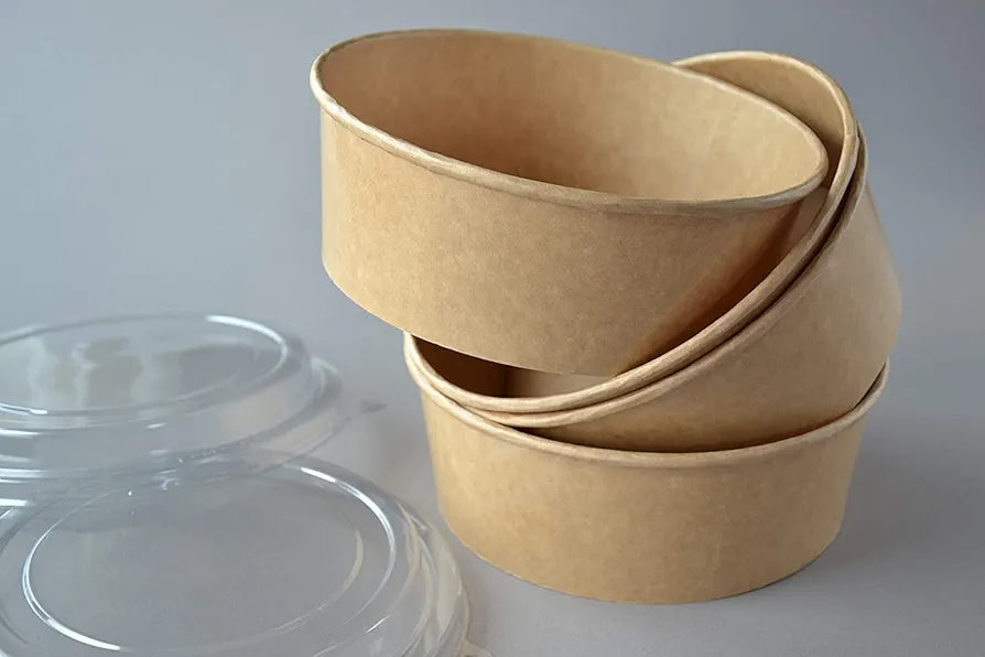 Cake Bowls with Lids 500ml (Pack Of 25) size 5x2 inch CODE - BP120/65