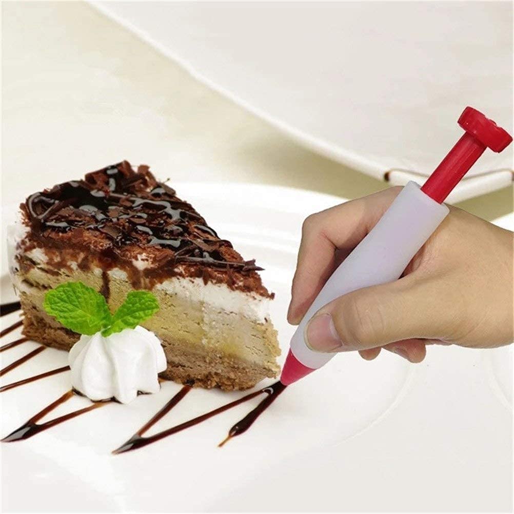 Silicone Pen Food Writing Pen with-Head Cake Decorating Pen