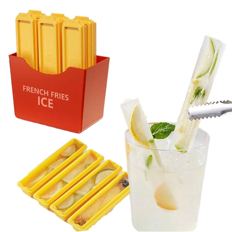 French fries Ice Cube Tray Size - 11 cm